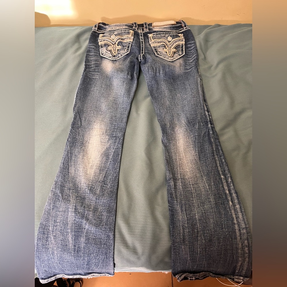 Rock Revival Women’s Jeans Barbra Size 28 Inseam 31 Boot
